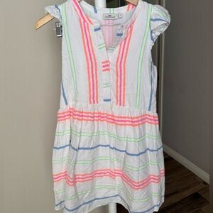 Vineyard Vines Guava Multi Stripe Dress, size 4
